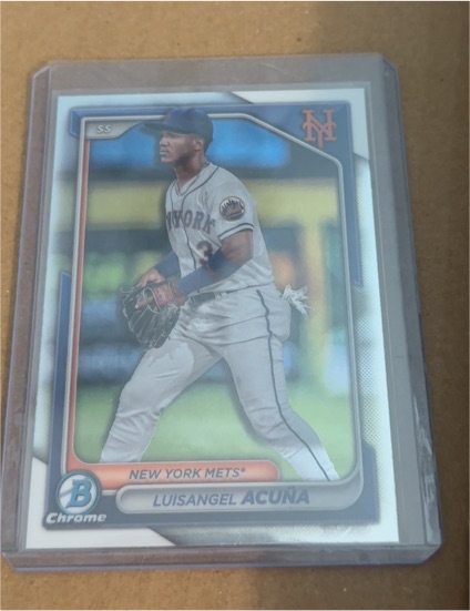 2024 Bowman Chrome Prospects #BCP-40 Luisangel Acuna — front