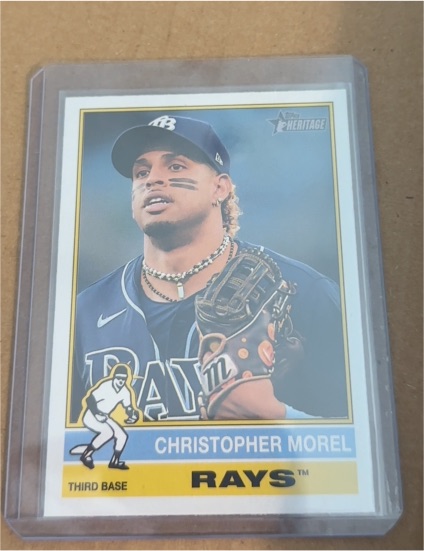 2025 Topps Heritage #299 Christopher Morel — front