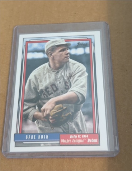 2022 Topps Archives Babe Ruth #379 — front