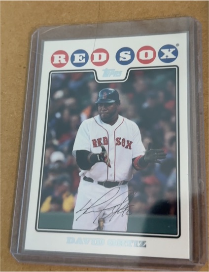 2008 Topps #360 David Ortiz — front