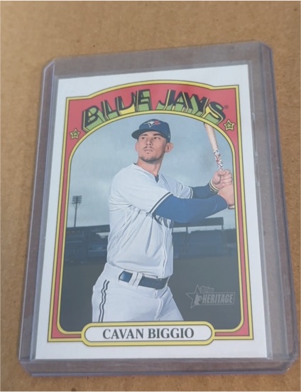 2021 Topps Heritage #216 Cavan Biggio — front