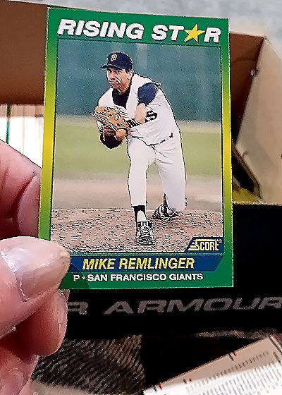 1992 Score #49 Mike Remlinger — front
