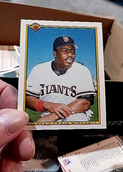 1990 Bowman #232 Kevin Mitchell — front