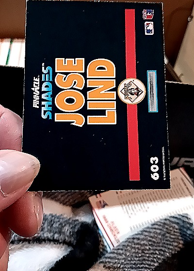 1992 Pinnacle #603 Jose Lind — back