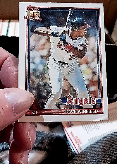 1991 Topps #630 Dave Winfield — front
