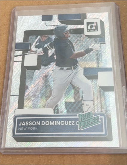 2022 Donruss Rated Prospect #RP-2 Jasson Dominguez — front