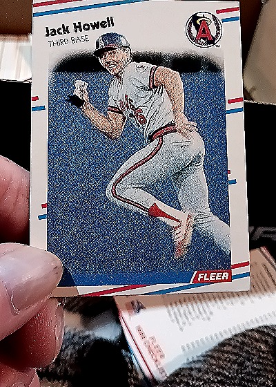 1988 Fleer #431 Jack Howell — front