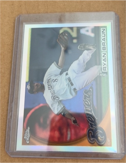 2010 Topps Chrome #137 Ryan Braun — front