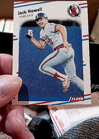 1988 Fleer #491 Jack Howell — front