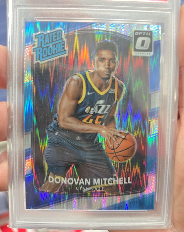 2017-18 Panini Donruss Optic #188 Donovan Mitchell — front