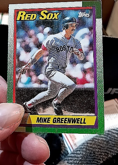 1990 Topps #70 Mike Greenwell — front