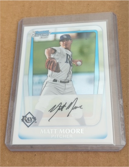 2011 Bowman Chrome Prospects #BCP220 Matt Moore — front