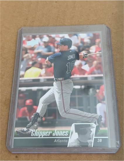 2010 Upper Deck #65 Chipper Jones Atlanta Braves — front