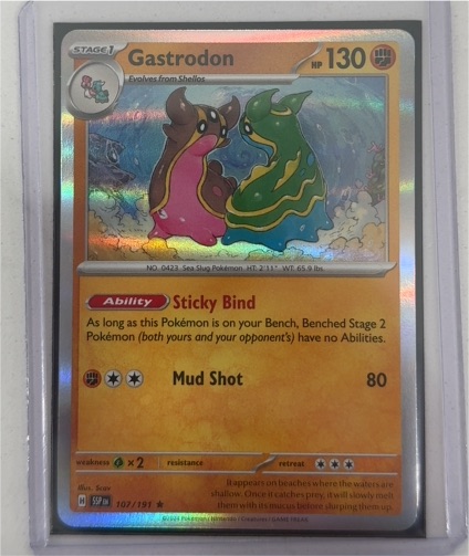 2024 Pokémon SV08: Surging Sparks #107 Gastrodon — front