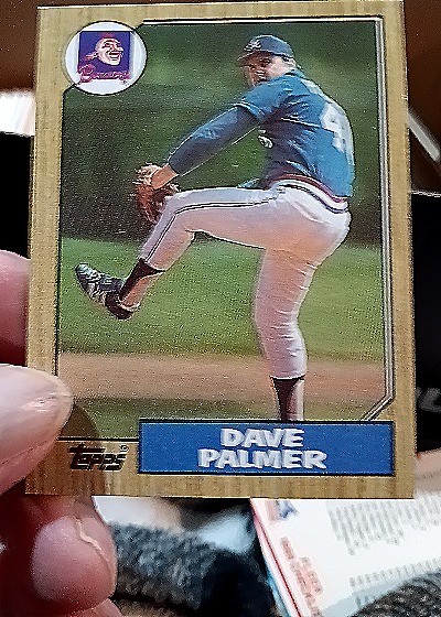 1987 Topps #324 Dave Palmer — front
