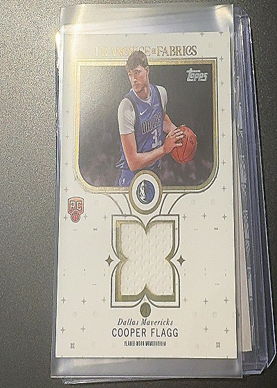 2025-26 Topps Franchise Fabrics #FF-CF Cooper Flagg — front