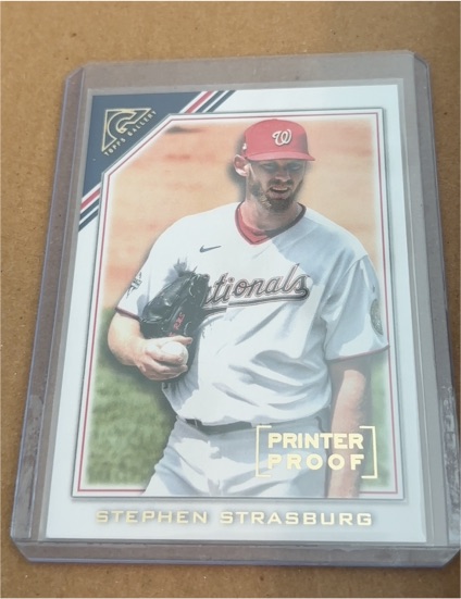 2022 Topps Gallery #172 Stephen Strasburg — front