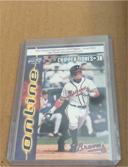 1998 Pacific Online #63 Chipper Jones — front