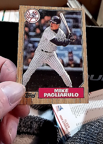 1987 Topps #500 Mike Pagliarulo — front
