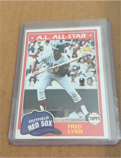 1981 Topps #720 Fred Lynn — front