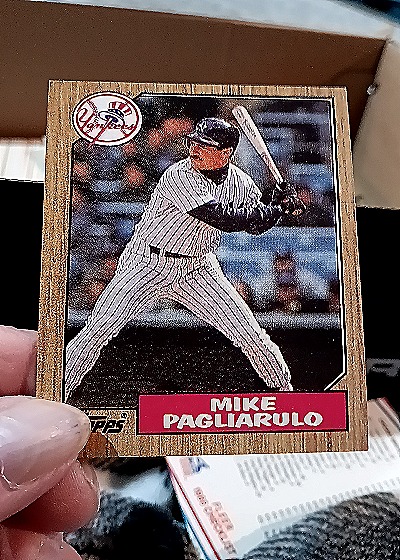 1987 Topps #535 Mike Pagliarulo — front