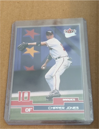 1997 Fleer Ultra #10 Chipper Jones — front