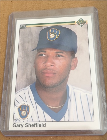 1990 Upper Deck #157b Gary Sheffield — front