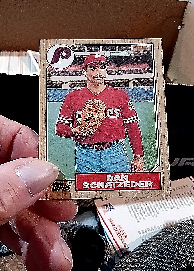 1987 Topps #789 Dan Schatzeder — front