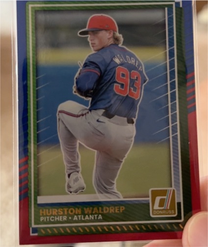 2025 Donruss #58 Hurston Waldrep — front