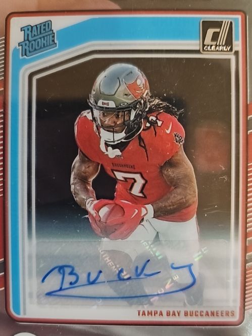 2024 Panini Clearly Donruss Rated Rookie Bucky Irving — front