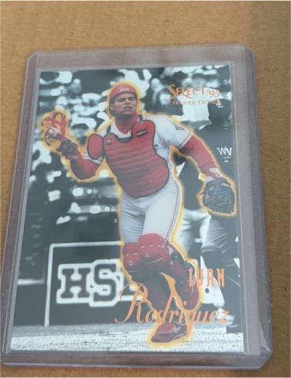 1995 Select Certified Edition #77 Ivan Rodriguez — front
