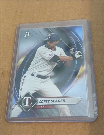 2022 Bowman Platinum #50 Corey Seager — front