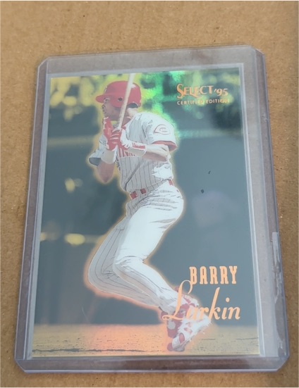 1995 Select Certified #72 Barry Larkin — front