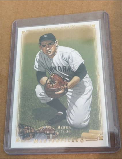 2008 Upper Deck Masterpieces #110 Yogi Berra — front