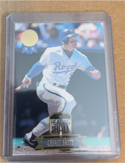 1993 Leaf Heading for the Hall #7 George Brett — front