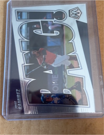 2022 Panini Mosaic Bang! #BG-5 Jose Ramirez — front