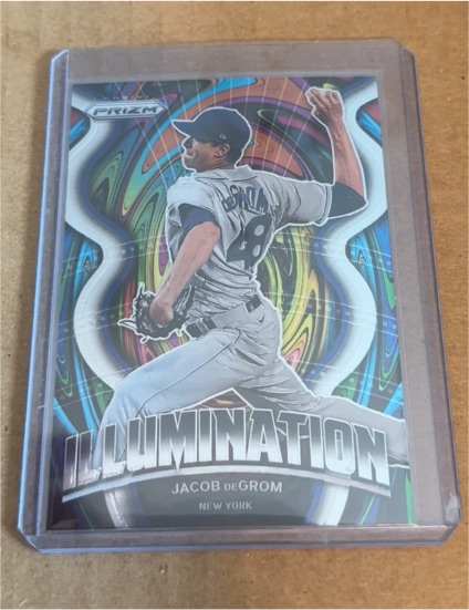 2022 Panini Prizm Illumination #IL-1 Jacob deGrom — front