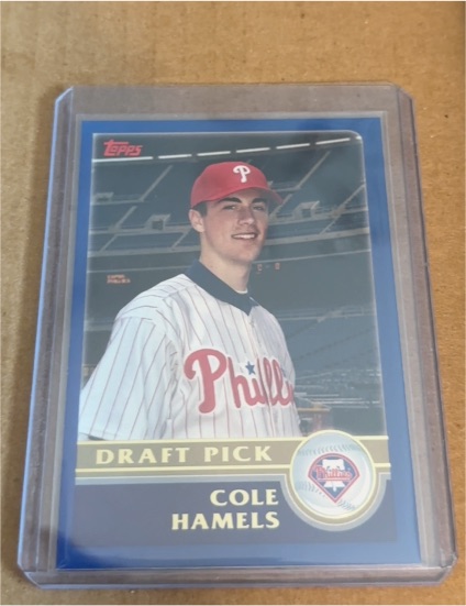 2003 Topps #671 Cole Hamels — front