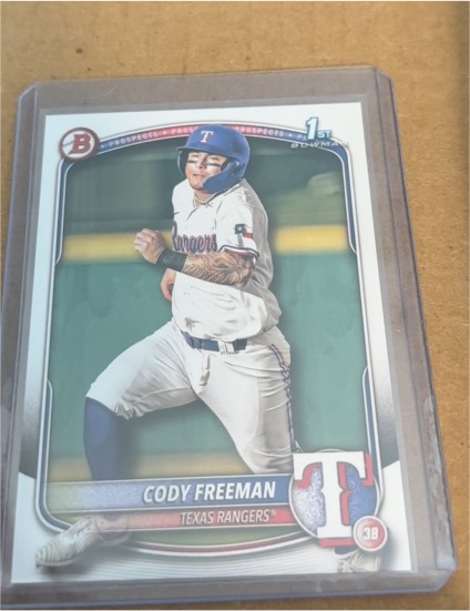 2025 Bowman Baseball Prospect 1st Bowman #BP-112 Cody Freeman — front