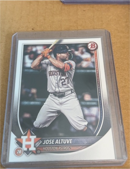 2025 Bowman #63 Jose Altuve — front