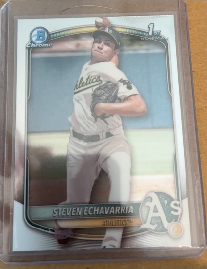 2025 Bowman Chrome #BCP-73 Steven Echavarria — front