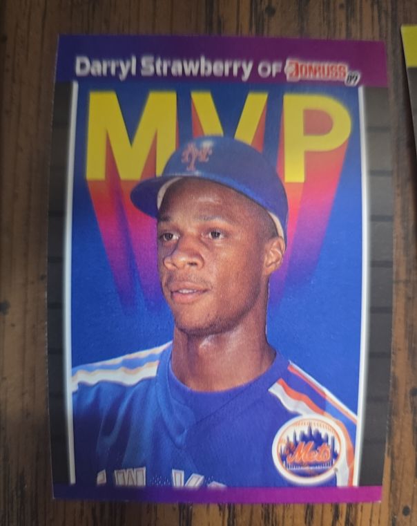 1989 Donruss #BC-6 Darryl Strawberry — front