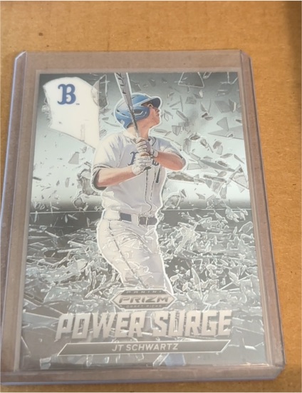 2021 Panini Prizm Draft Picks #PS-JS JT Schwartz Power Surge — front