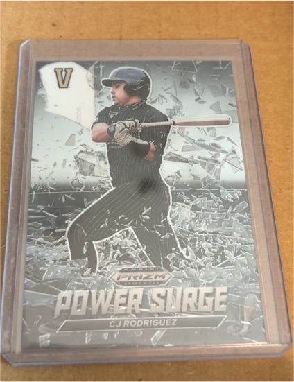 2021 Panini Prizm Draft Picks #PS-CR CJ Rodriguez Power Surge — front