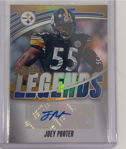 2023 Absolute Football Legends #LEGENDS Joey Porter — front