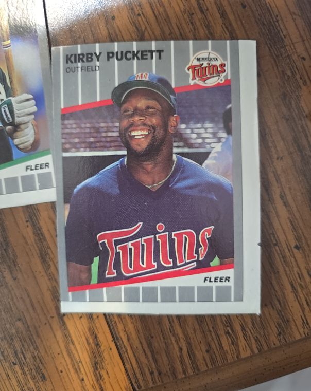 1989 Fleer #C-20 Kirby Puckett — front