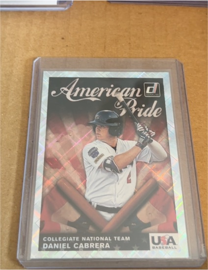 2019 Panini Donruss American Pride #AP1 Daniel Cabrera — front