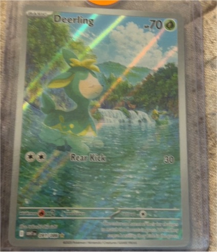 2025 Pokémon #091 Deerling White Flare Illustration Rare — front