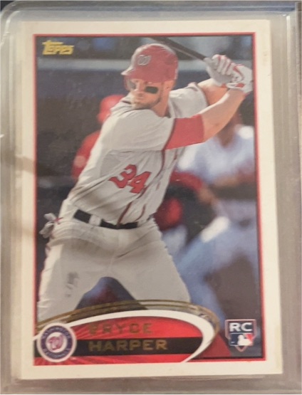 2012 Topps Update #661 Bryce Harper — front