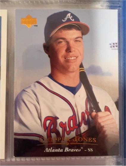 1995 Upper Deck #293 Chipper Jones Atlanta Braves — front